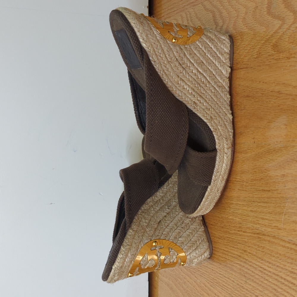 TORY BURCH Kristen Espadrille Wedge Sandals